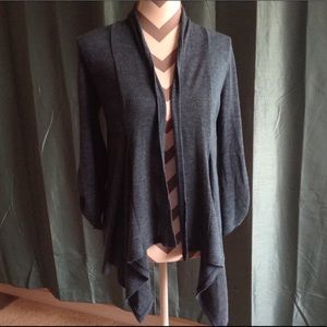 Blue Waterfall Cover up with Optional Cropped Arms